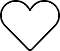 heart icon for not in wishlist