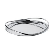 Christofle Vertigo Silver Plated Round Tray