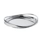 Christofle Vertigo round tray silver plated