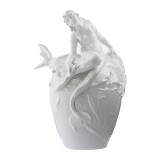 Nymphenburg Porcelain Mermaid Vase
