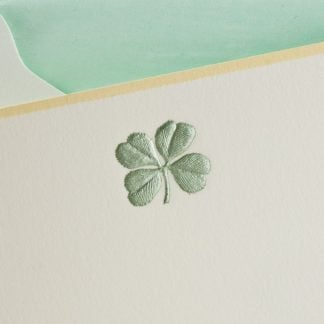 The Printery 4-leaf clover boxed note cards