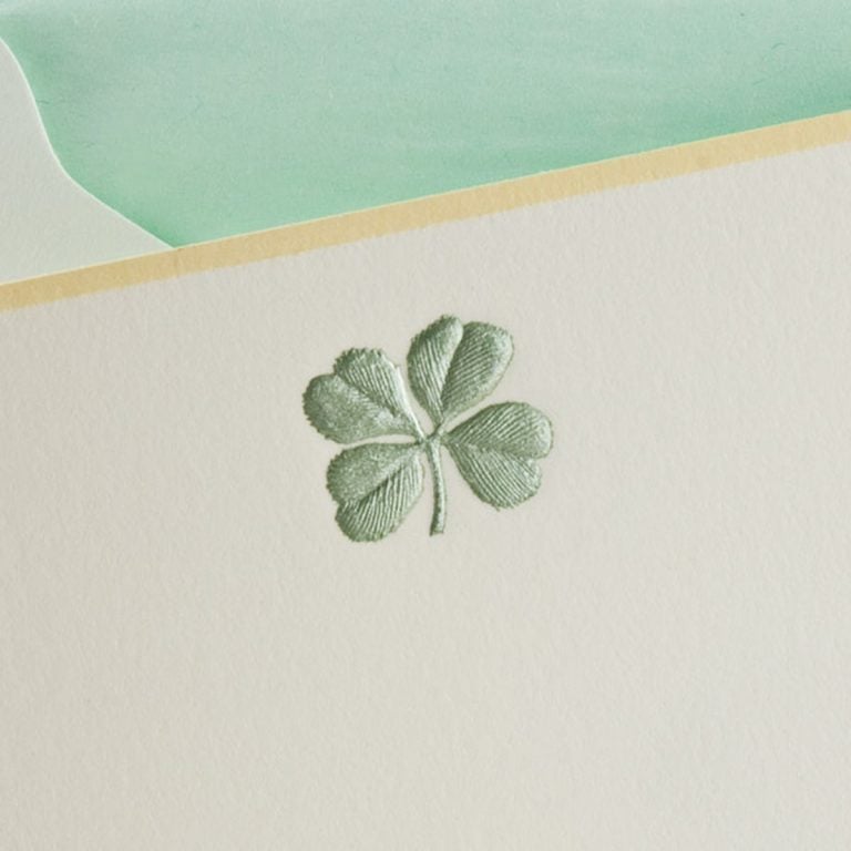 The Printery 4-leaf clover boxed note cards The Printery 4-leaf clover boxed note cards