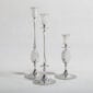 E.R. Butler Biedermeier Candlesticks Polished Silver-0