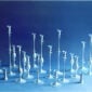 E.R. Butler Biedermeier Candlesticks Satin Silver