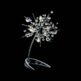 Lobmeyr Starburst Table Lamp Black background