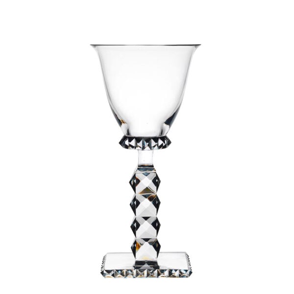 Lobmeyr Hoffmann Goblets Würfelschliff Pokal, With Prism Cut Lobmeyr Hoffmann Goblets Würfelschliff Pokal, With Prism Cut