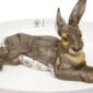 Nymphenburg Bowl with Hare Close Up