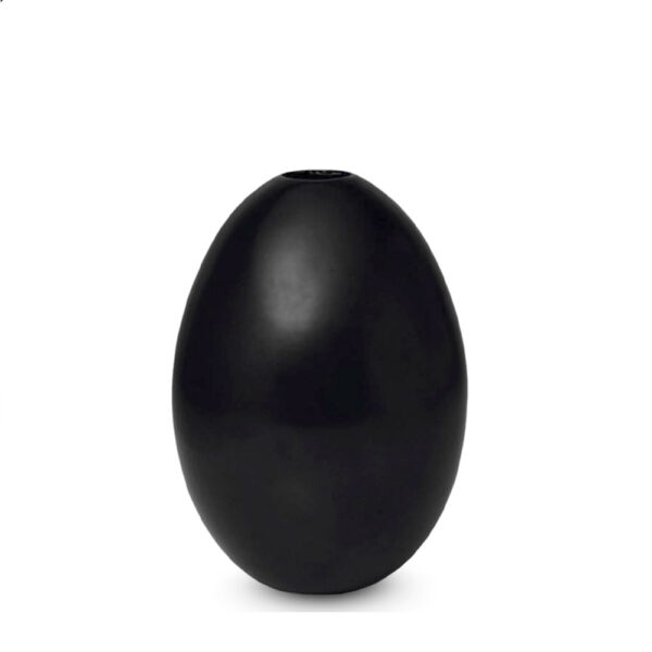 Nymphenburg Egg Vase Black Matte Small Nymphenburg Egg Vase Black Matte Small