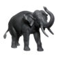 Nymphenburg Elephant Black Bisque