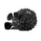 Nymphenburg Porcelain Hedgehog Fish Black Bisque with Gold Eye