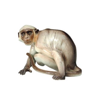 Nymphenburg Porcelain Monkey Painted