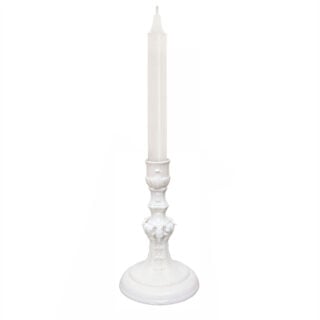 Nymphenburg Ram's Head Candlestick with Candle