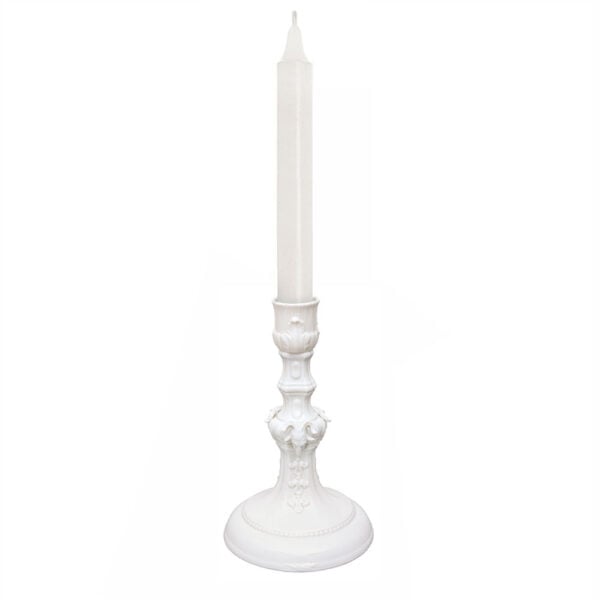 Nymphenburg Ram's Head Candlestick with Candle