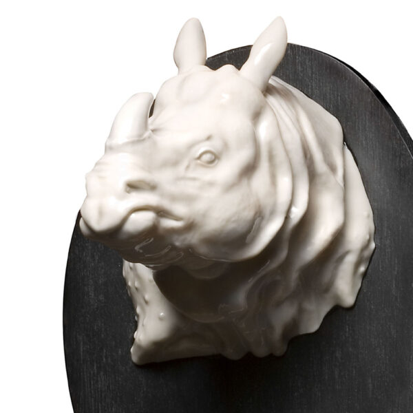 Nymphenburg Rhinoceros Hunting Trophy Nymphenburg Rhinoceros Hunting Trophy