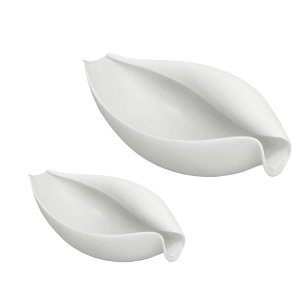 Nymphenburg Volute Bowl White Large & Small Nymphenburg Volute Bowl White Large & Small