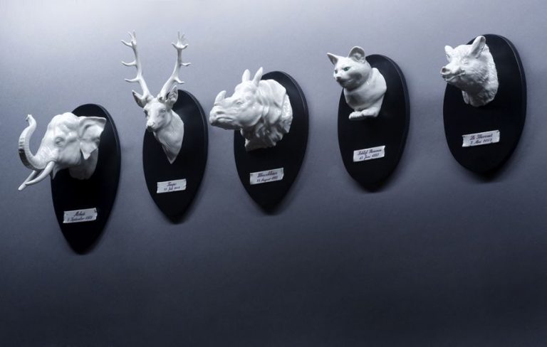 Nymphenburg Big Five Hunting Trophies