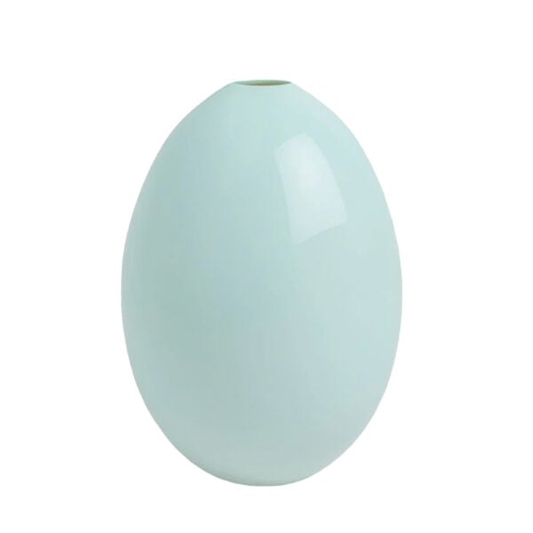 Nymphenburg Egg Vase Light Robin's Egg Blue Glazed Large