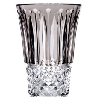 Saint Louis Crystal Tommyssimo Flannel Grey Vase