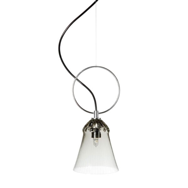 Saint-Louis Crystal Apollo Flannel Grey Pendant Light