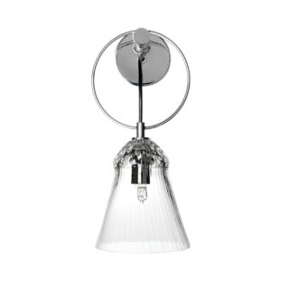 Saint-Louis Crystal Apollo One-Light Sconce Clear