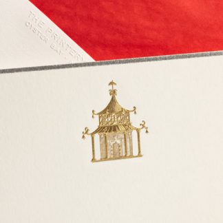 The Printery Pagoda Boxed Note Cards