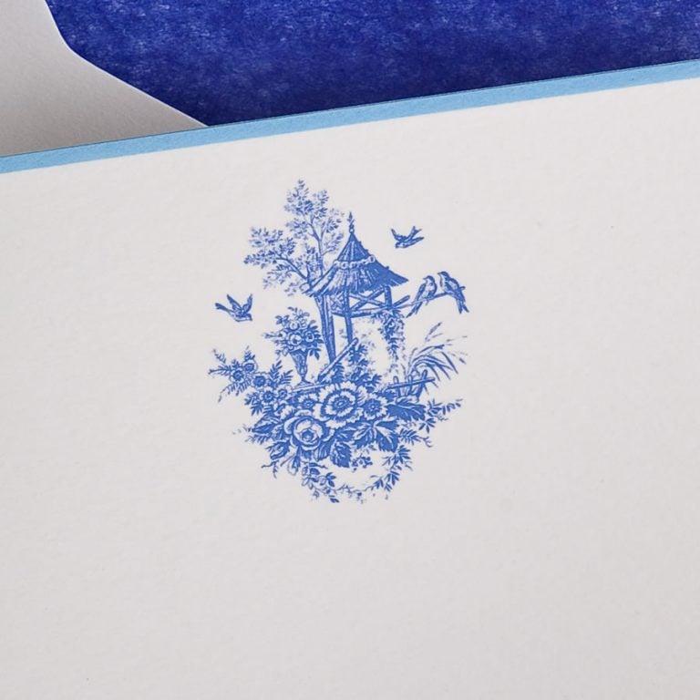 The Printery Toile Boxed Note Cards The Printery Toile Boxed Note Cards