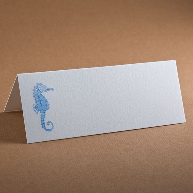 The Printery Seahorse Place Cards The Printery Seahorse Place Cards