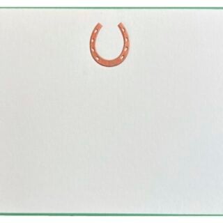 The Printery Copper Horseshoe Note Card | Kneen & Co