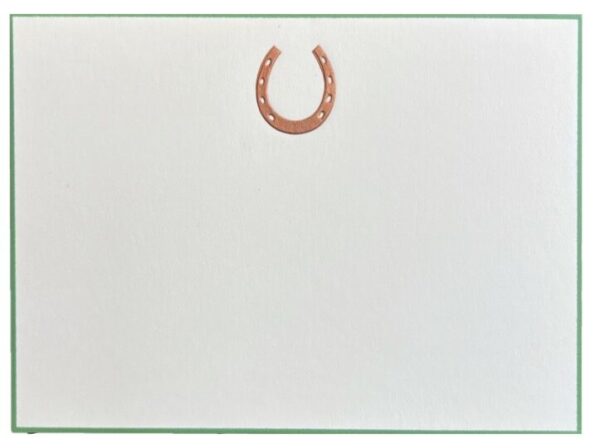 The Printery Copper Horseshoe Note Card | Kneen & Co
