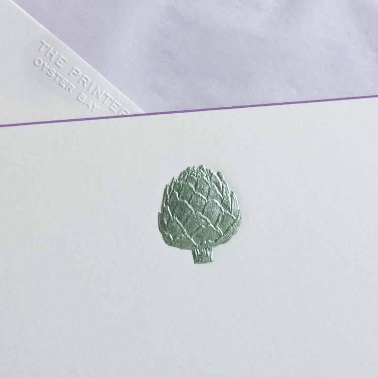 The Printery Arichoke Note Card The Printery Arichoke Note Card