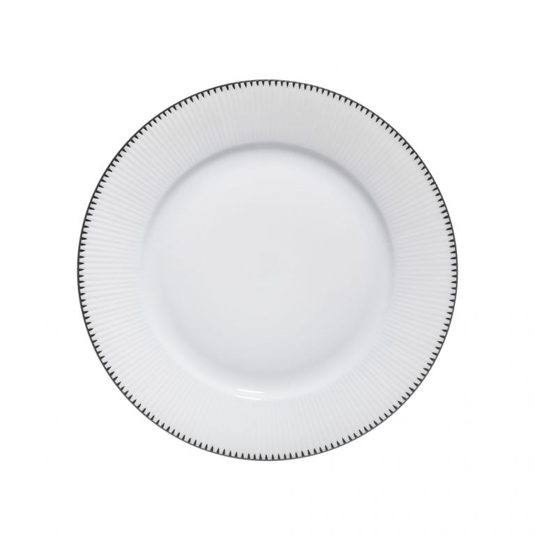 Nymphenburg Adonis Dessert and Salad Plate with Black Rim