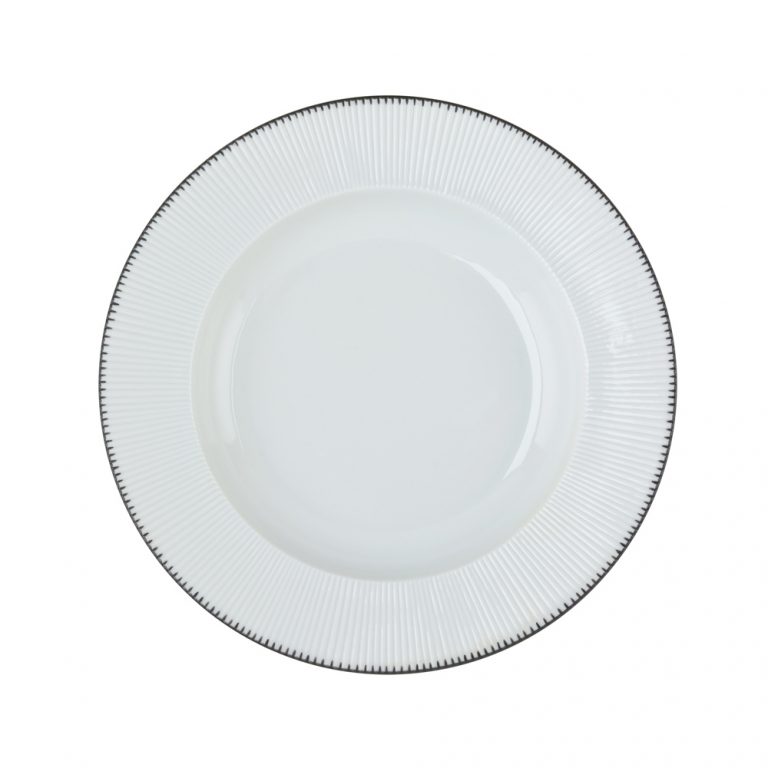 AdonisBlackSoupplate1000x1000 Nymphenburg Adonis Soup Plate with Black Rim