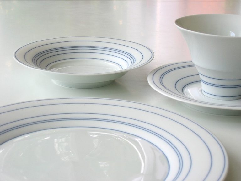 Hering Berin Soda Dinnerware Close up Hering Berin Soda Dinnerware Close up