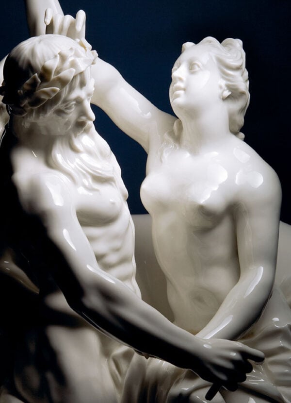 Nymphenburg Porcelain Neptune's Chariot Figure Detail View