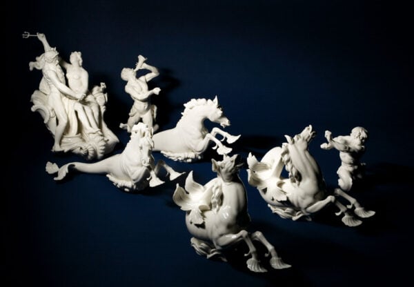 Nymphenburg Porcelain Neptune's Chariot and Horses