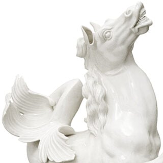 Nymphenburg Porcelain Neptune's Horse with Wave No. 2041a Close Up