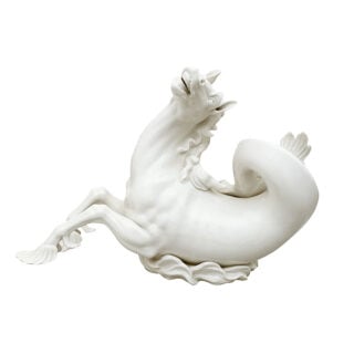 Nymphenburg Porcelain Neptune's Horse with Wave No. 2040a