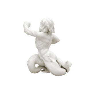 Nymphenburg Porcelain Triton Figure with Reed