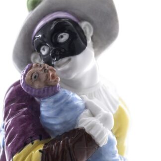 Nymphenburg Mezzetino Figurine Commedia dell'Arte Couture Edition Close Up