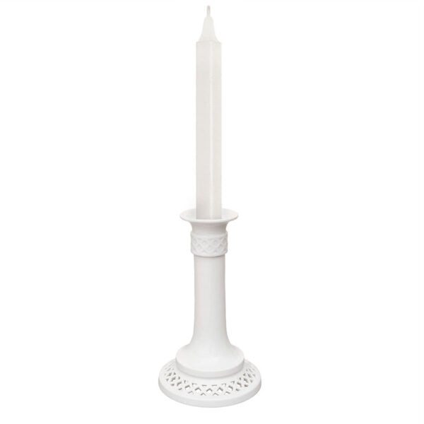 Nymphenburg Lattice Candlestick Nymphenburg Lattice Candlestick with candle