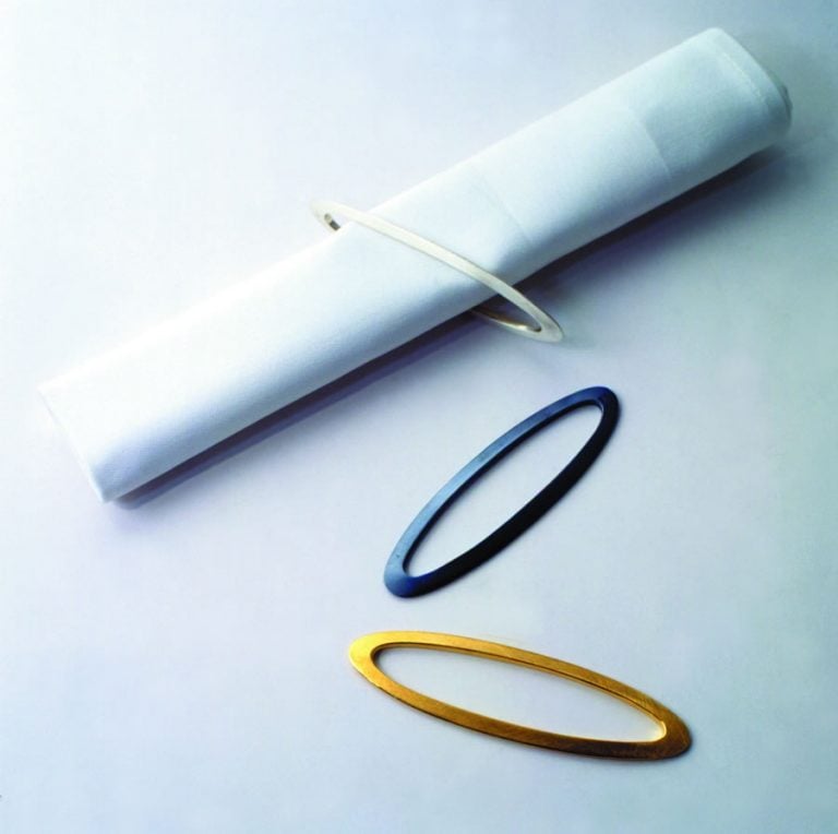 HML Berlin Ellipsis Napkin Rings, Set of 4 HML Berlin Ellipsis Napkin Rings, Set of 4