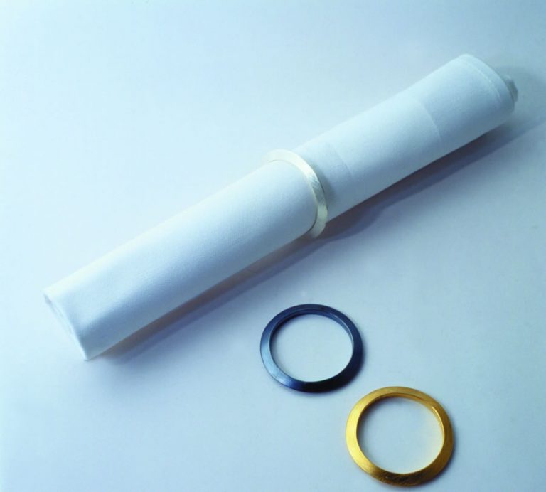 HML Berlin Pure Napkin Rings, Set of 4 HML Berlin Pure Napkin Rings, Set of 4