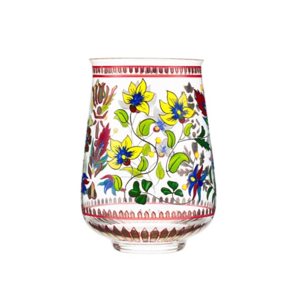 Lobmeyr Oriental Tumbler With Indian Flowers