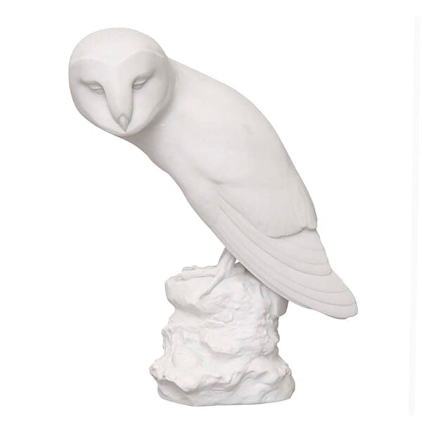 Nymphenburg Barn Owl White Bisque