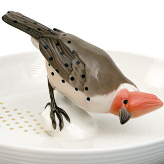 Nymphenburg Bowl With Bird Close Up
