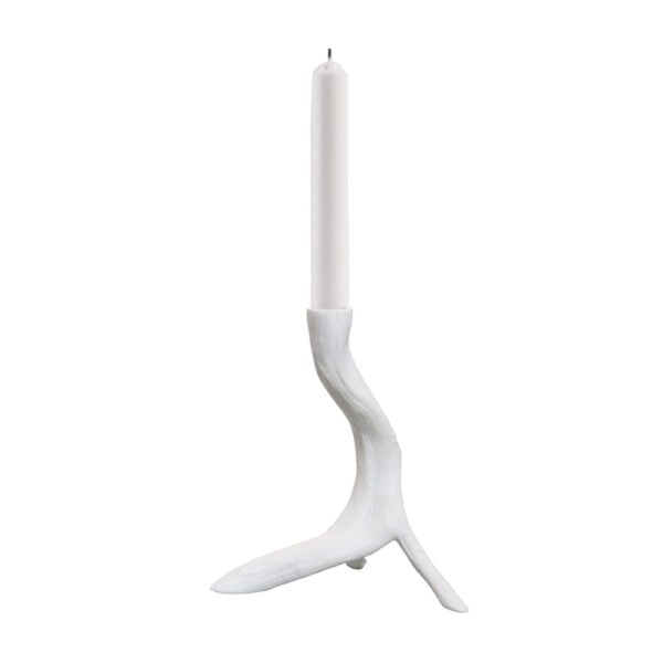 Nymphenburg Branch Candlestick White Bisque Small Nymphenburg Branch Candlestick White Bisque Small