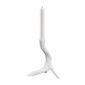 Nymphenburg Branch Candlestick White Bisque Small