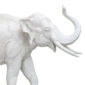 Nymphenburg Elephant Figurine - Ivory Glazed Trunk Up