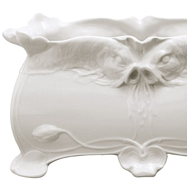 Nymphenburg Jugendstil Jardiniere Vase Detail View