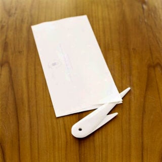 Nymphenburg Letter Opener On Table Nymphenburg Letter Opener On Table